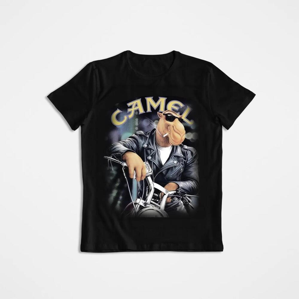 Graphic T-Shirt Camel Cigarettes Retro Poster 1